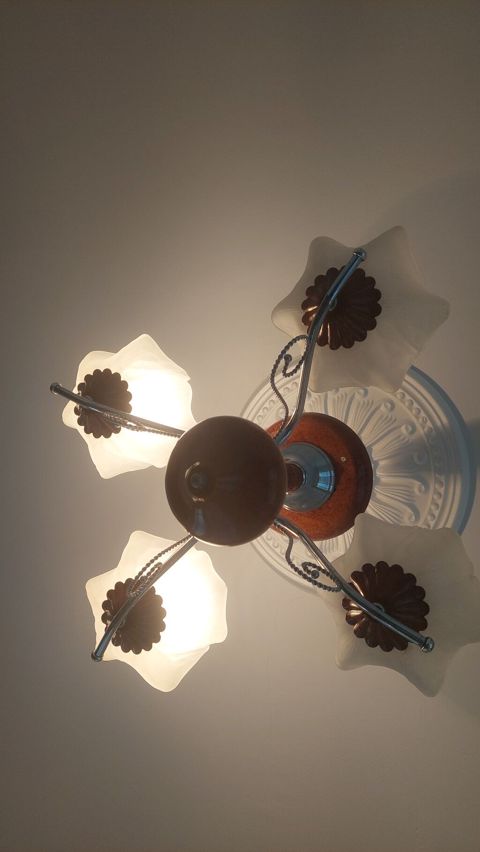 Çılçıraq, 4 lampa, Şüşə — Bakı