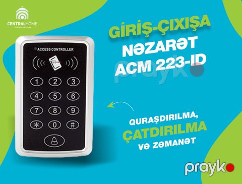 Giriş-çıxışa nəzarət (access control) ACM 223-ID — Bakı