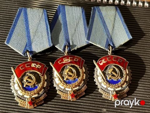 Sovet dövrünə aid 3 ədəd medal dəsti Qiymət 1 ədədinə ayitdi - Model — Bakı