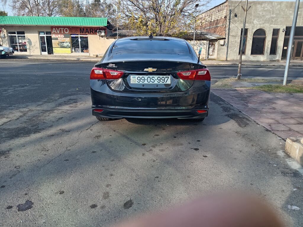 Chevrolet Malibu – sedan - Korpus: 4 qapılı, qara rəng, aerodinamik — Avtomobillər, Şəmkir (2)
