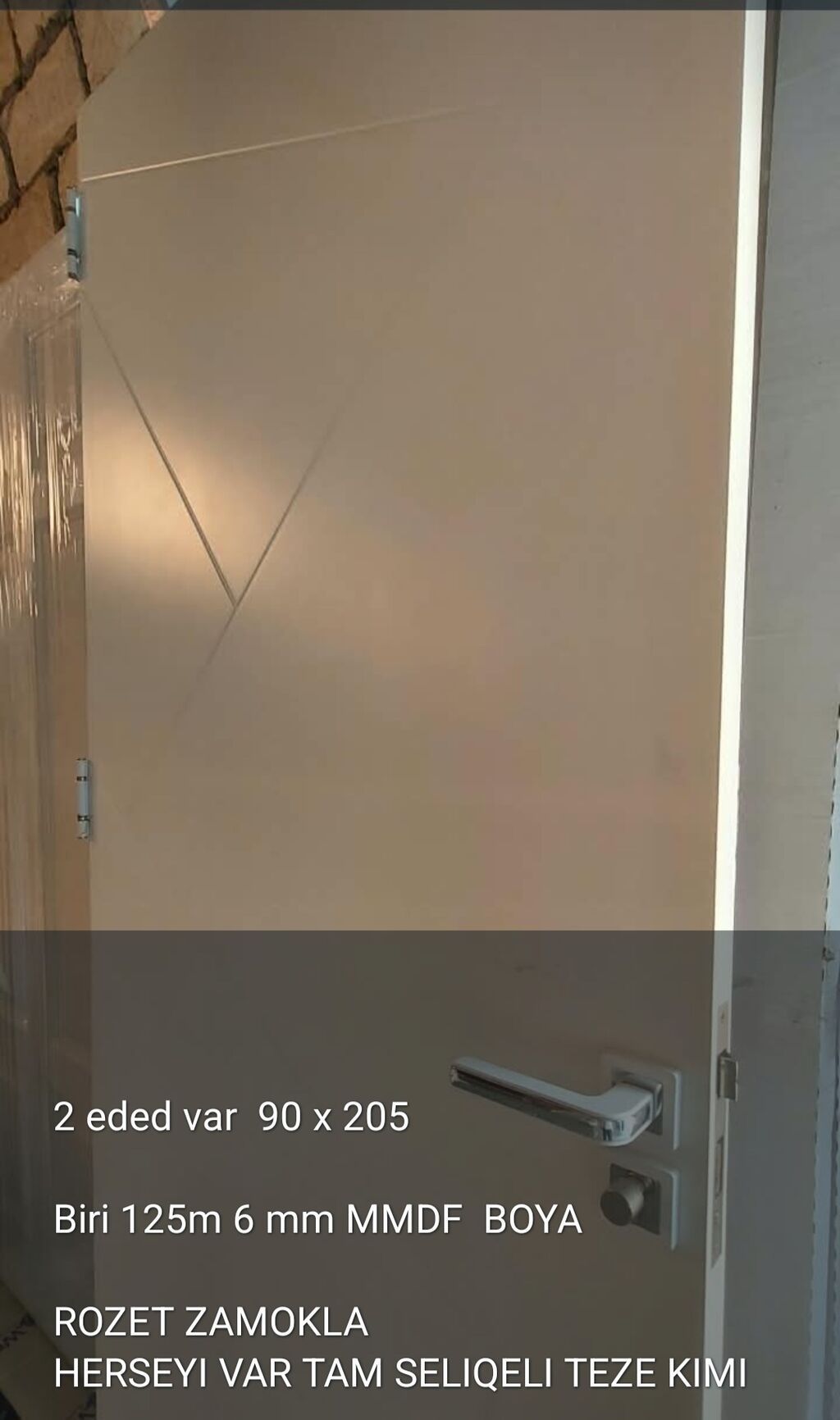 Otaq qapisi.melumat şekilin üzerinde qeyd olunub.gence. biri 125 azn — Mallar, Gəncə (3)