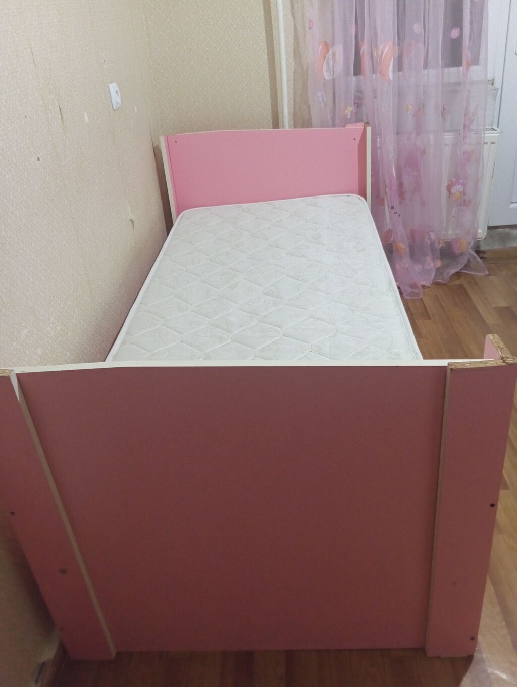 Uşaq/yəniyetmə üçün tək nəfərlik çarpayı və döşək dəsti — Mebel, Bakı (3)