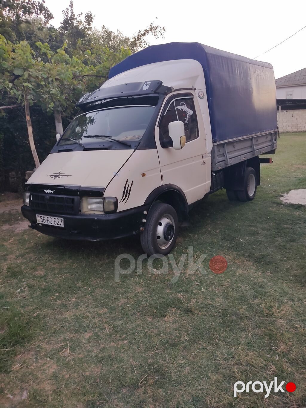 Yükdaşıma üçün tentli yük maşını - Marka/model: GAZel tipli yüngül 56-BG-627 — Yük maşınları, Sanqaçal (4)