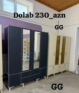Yeni ve Sifarisle 4 Qapili Dolab 230 azn Olcu 1.60×47×2m Material — Мебель