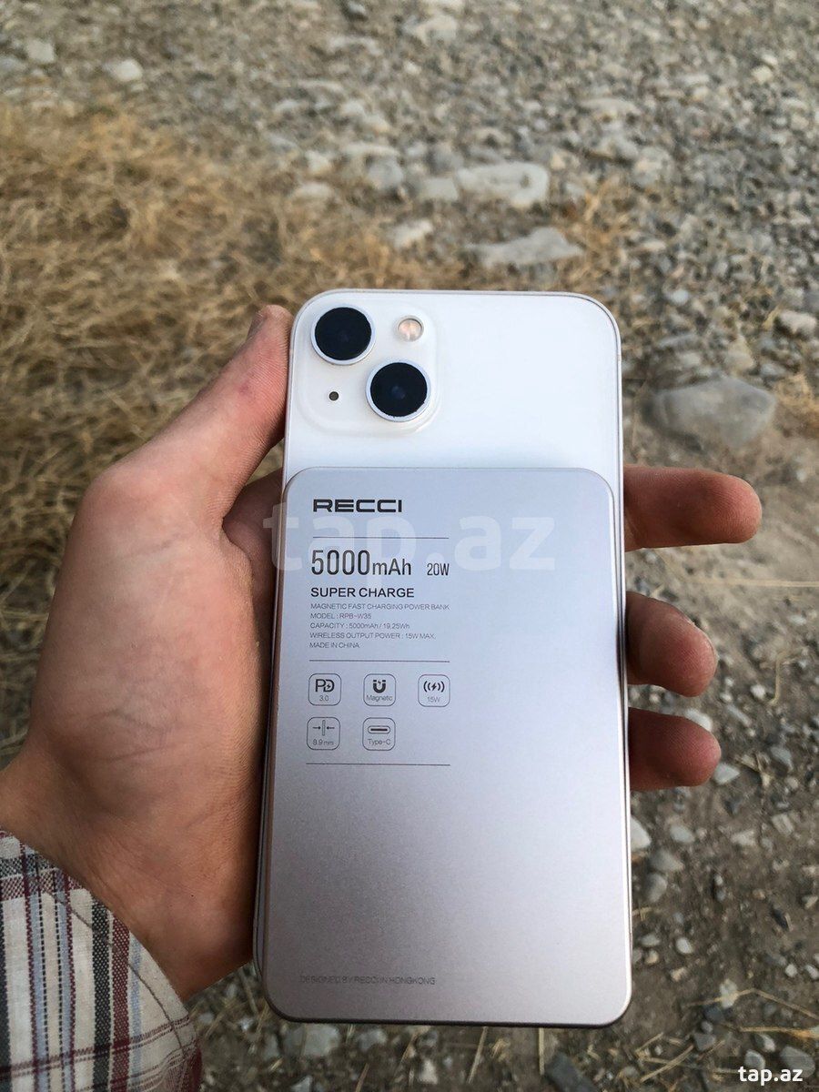 Apple iPhone 13 Starlight 128GB/4GB — Telefonlar və qadjetlər, Şamaxı (9)