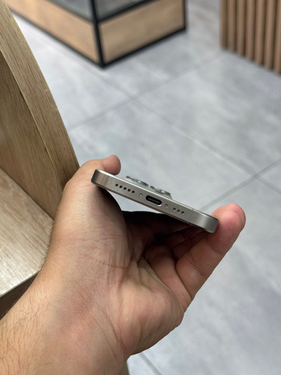 Apple iPhone 15 Pro Natural Titanium 128GB/8GB — Smartfonlar, Bakı (4)