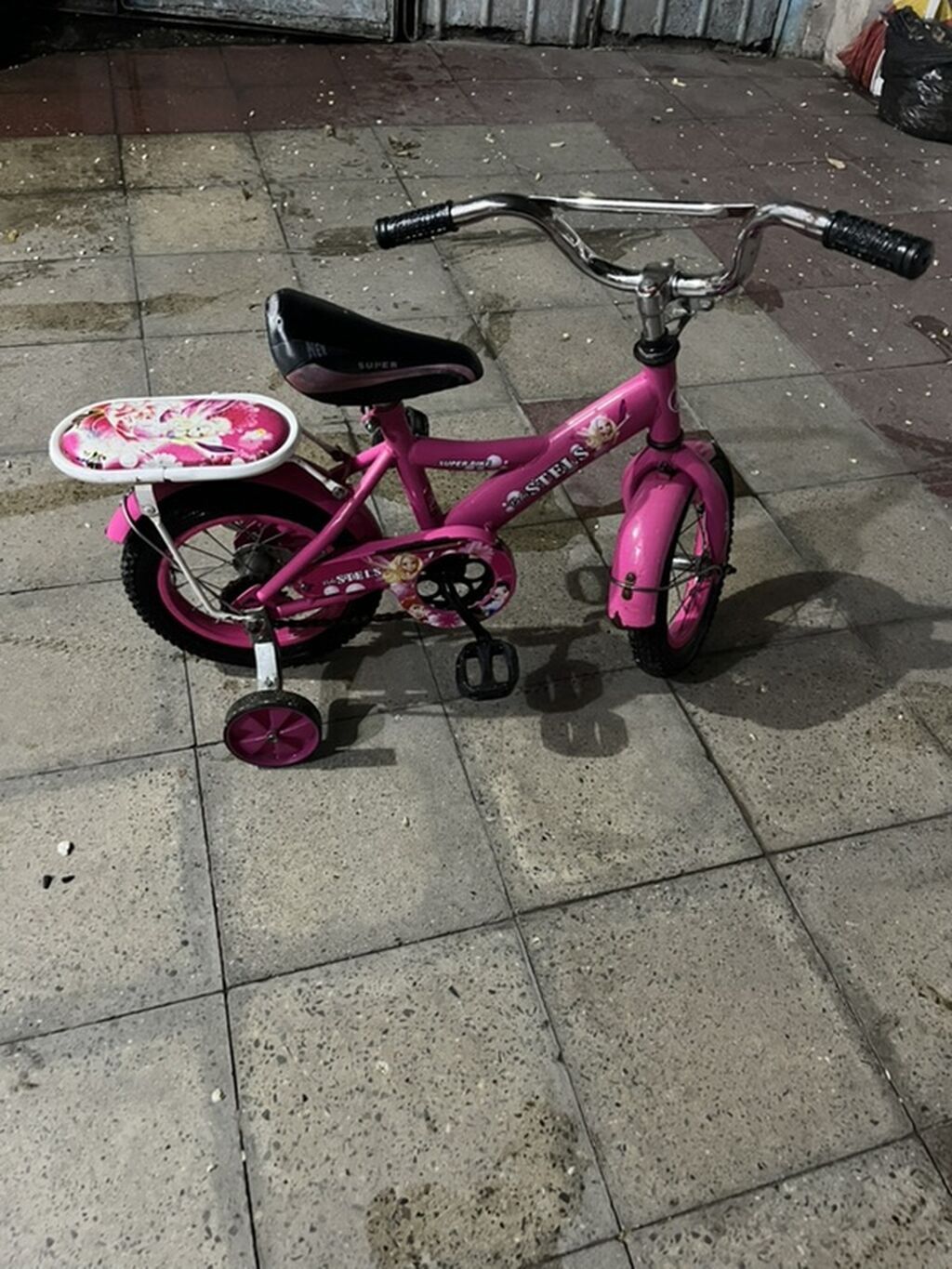 Uşaq velosipedi – 12 düym - Rəng: çəhrayı - Təkərlər: 12" ön və arxa — Uşaq velosipedləri, Bakı (2)