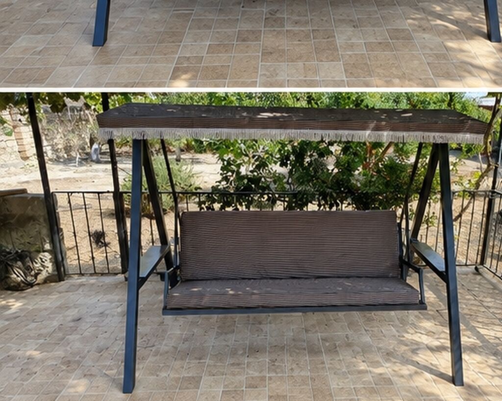 Yelləncək təzədi qalin gəmirdəndi böyuk yelləncəkdi uzunu 2.55 metr — Mebel, Digah (4)