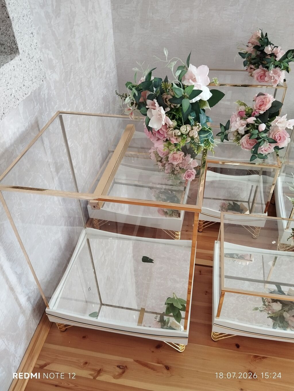 Şəffaf vitrin/display stendləri dəsti - Material: qalın şüşə — Mallar, Sumqayıt (7)