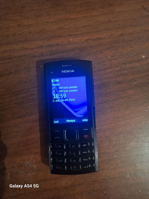 Nokia X2 Dual Sim, rəng - Göy, Düyməli
