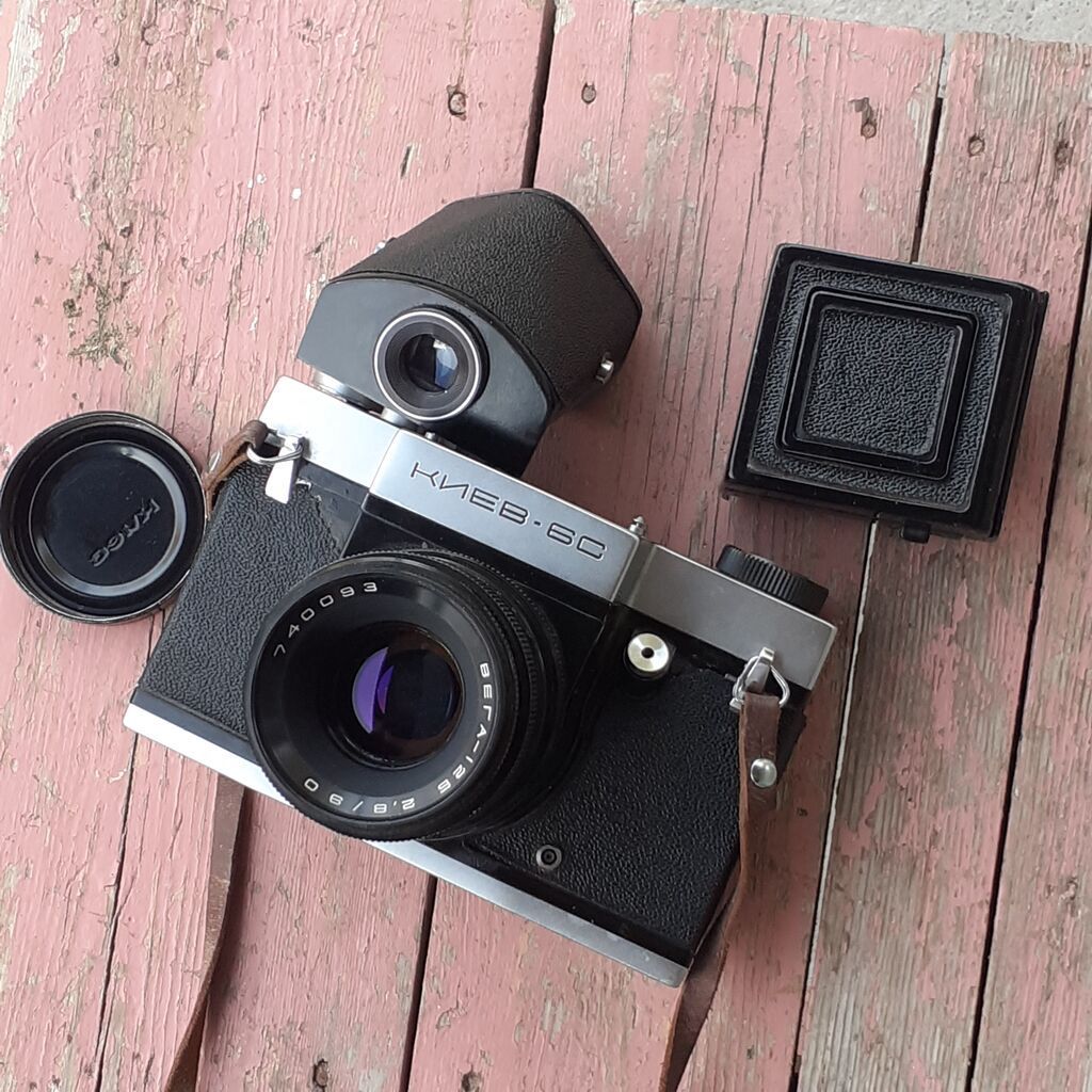 Kiev-6C orta format plyonka fotoaparatı - Format: 6x6 sm (120 roll — Elektronika, Ağcabədi (5)