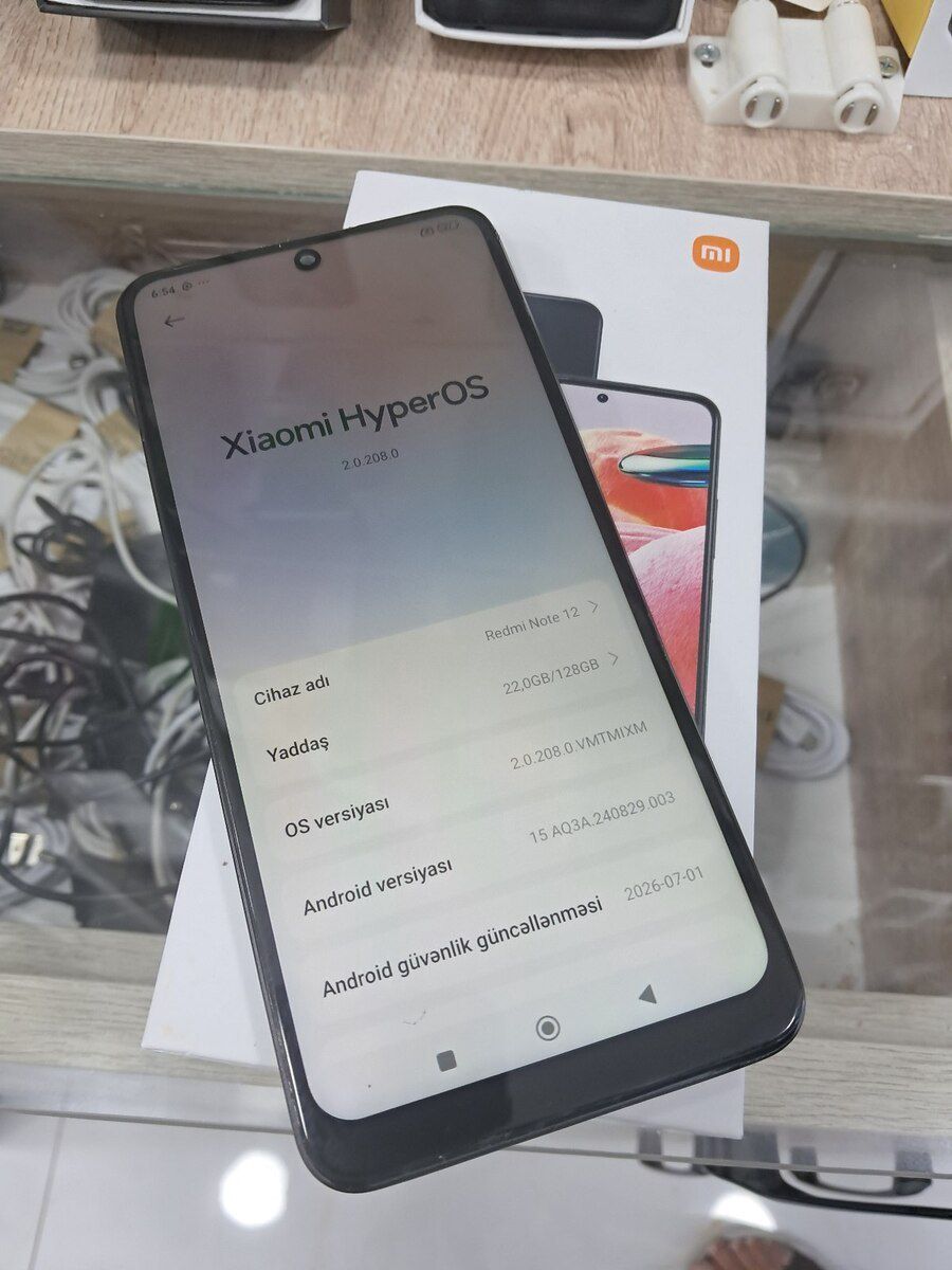 Xiaomi Redmi Note 12 (4G) Ice Blue 128GB/8GB — Telefonlar və qadjetlər, Bakı (4)