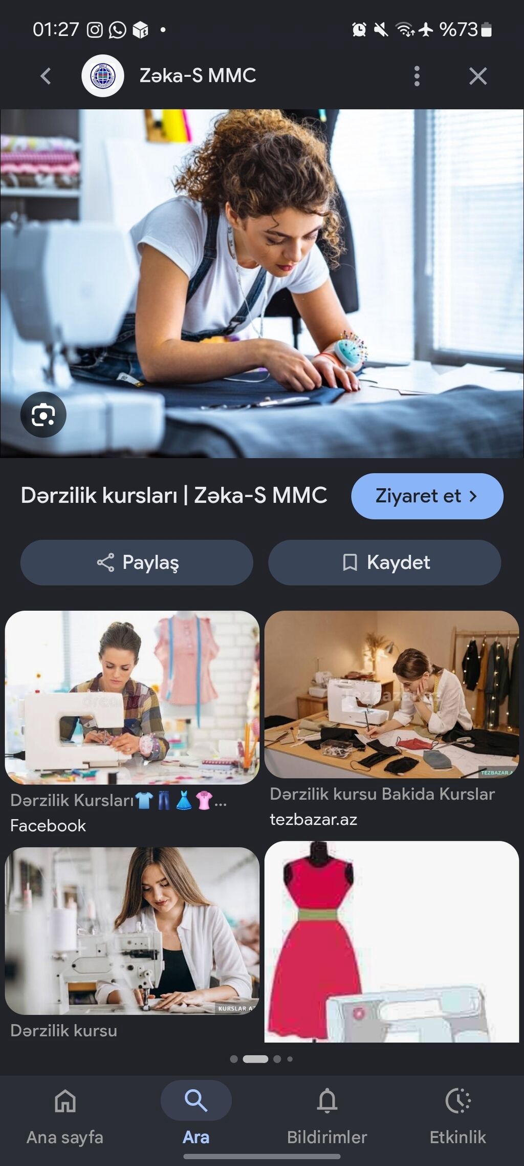 Salam NN tekstil tikiş evinə təcrübəli dərzi tələb olunur. Petlə