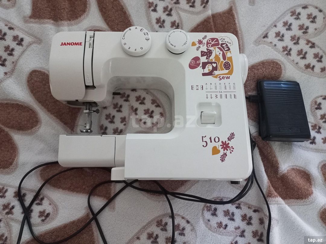 Tikiş maşını Janome — Mallar, Bakı