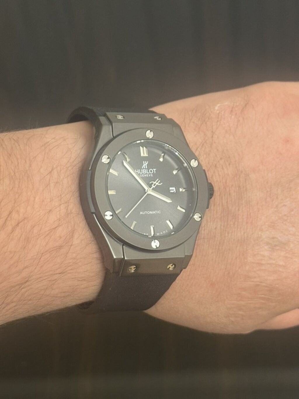 Hublot Big Bang “Geneve Collection” kişi qol saatı - Korpus: qara — Qol saatları, Bakı (5)