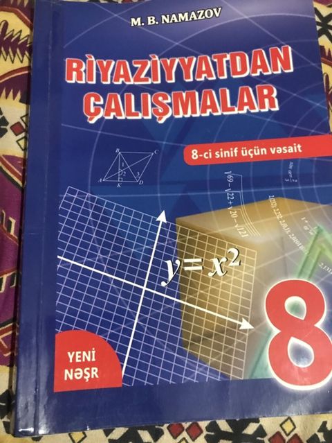 Məhsul: “Riyaziyyatdan Çalışmalar” – 8-ci sinif üçün vəsait Müəllif — Bakı