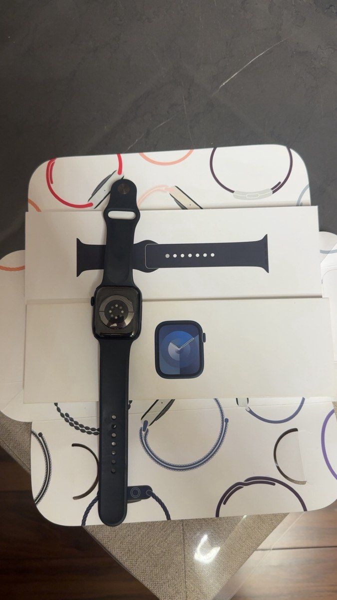 Apple Watch Series 9 Aluminum Midnight 45mm — Elektronika, Bakı (4)