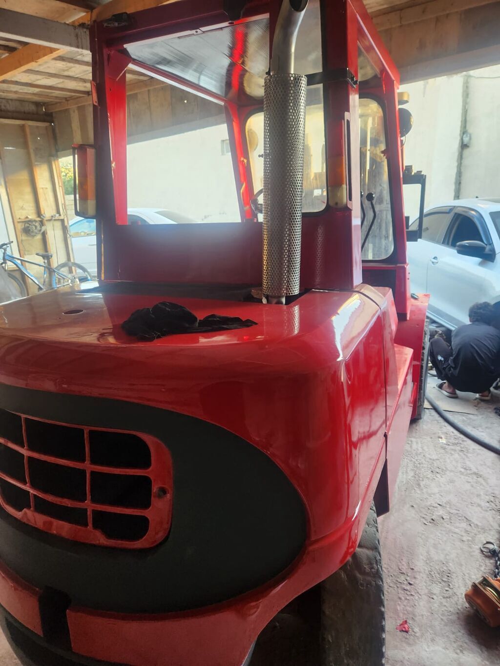 Qaldırıcı forklift – dizel, tammetal konstruksiya, qapalı operator — Avto, Bakı (2)
