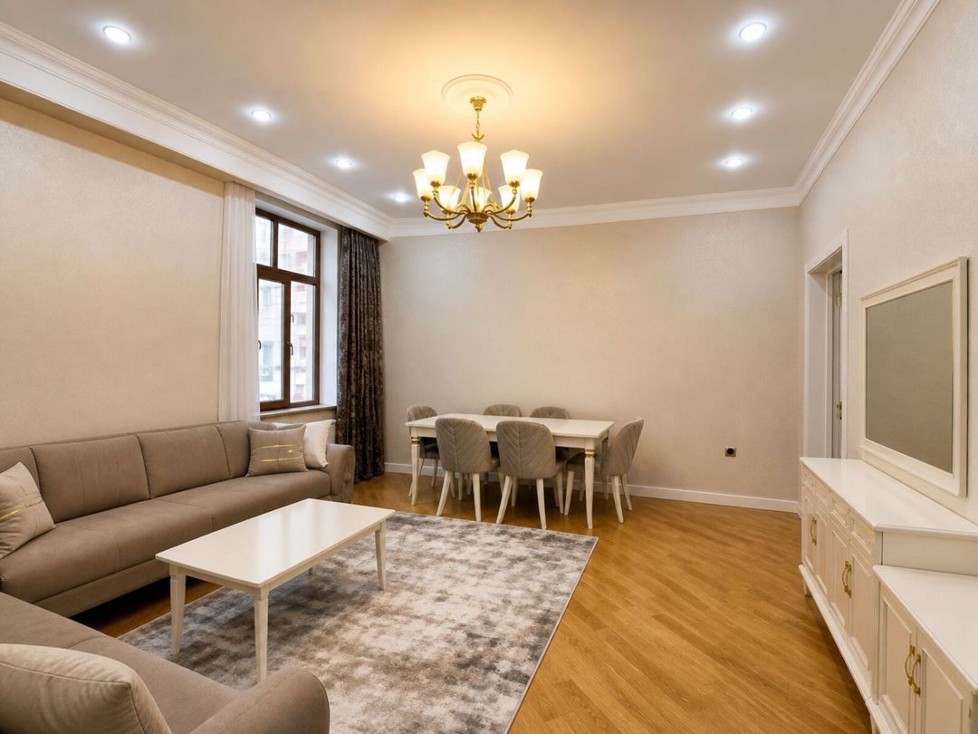 Satılır 3 otaqlı yeni tikili 136 m² — Mənzil, Bakı