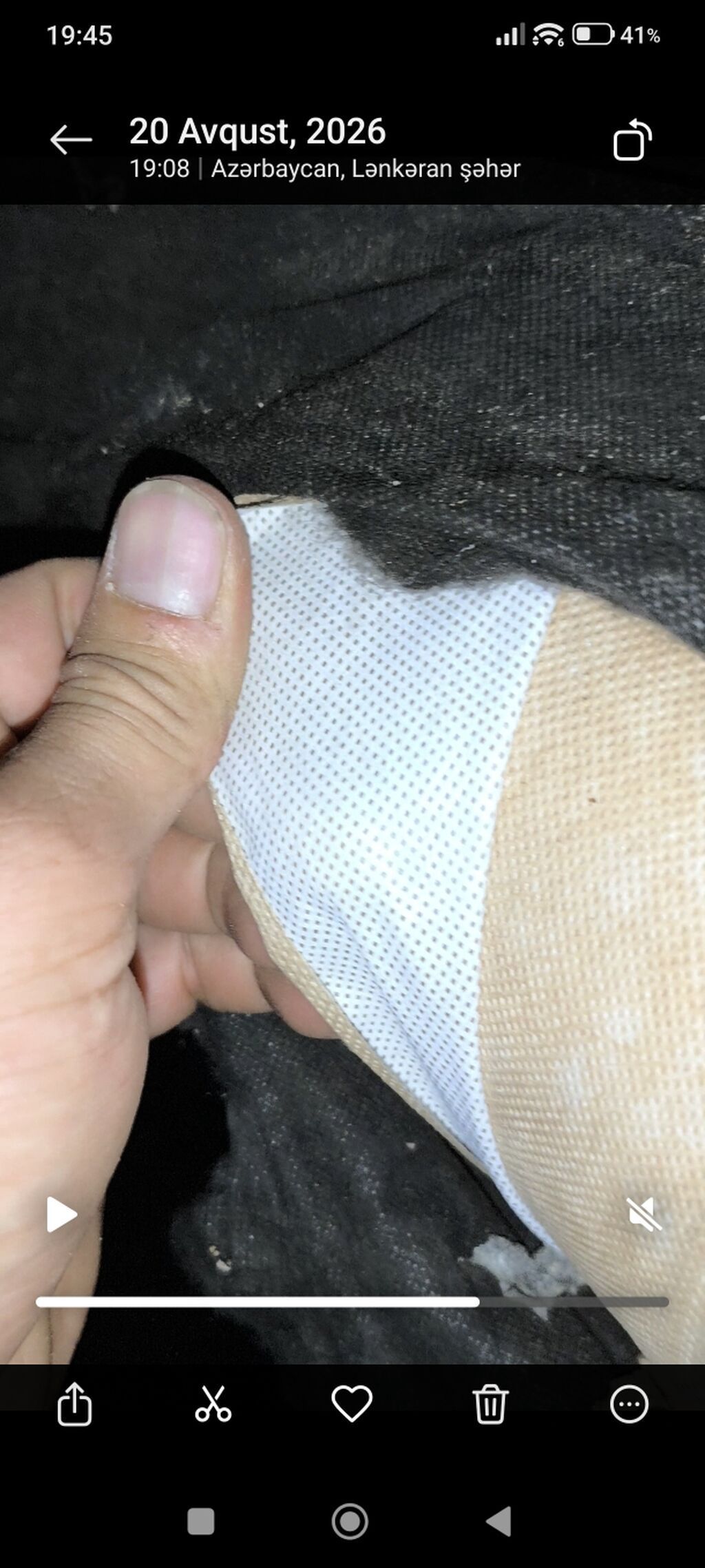 Məhsul: Texniki parça rulonu Təsvir: - Sənaye və tikinti işləri üçün