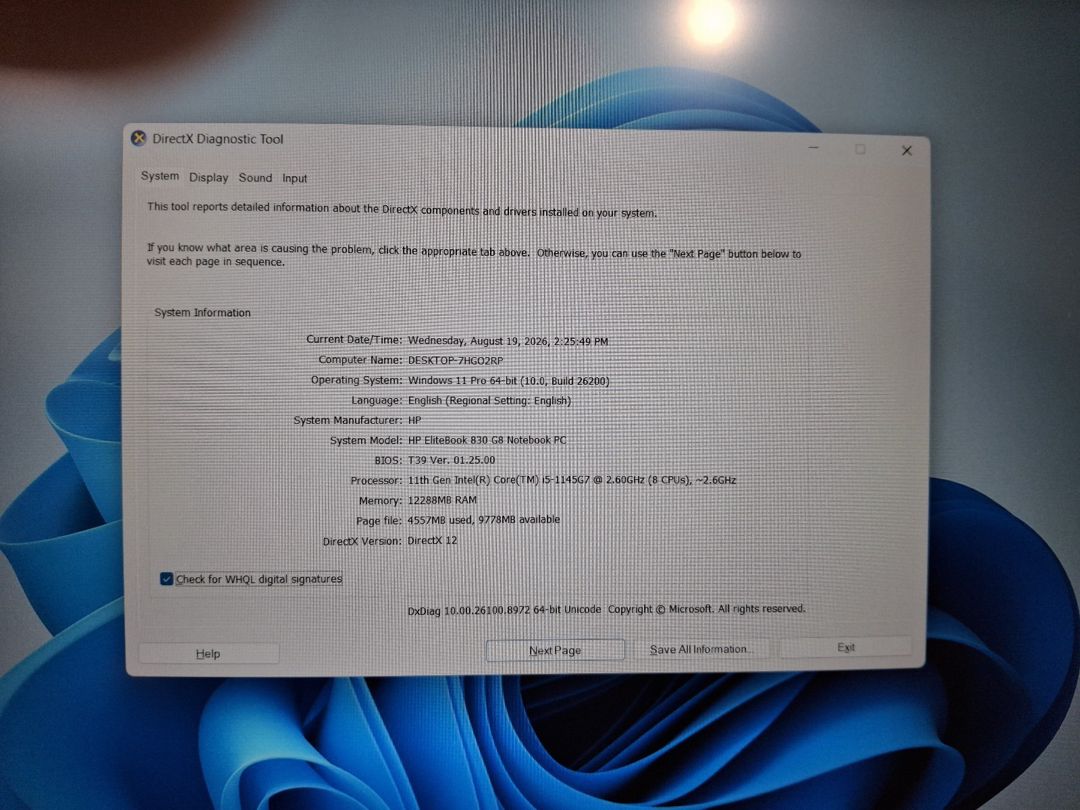 HP Elitebook 830 G8 i5 1145G7 16GB RAM 256GB SSD — Elektronika, Bakı (7)