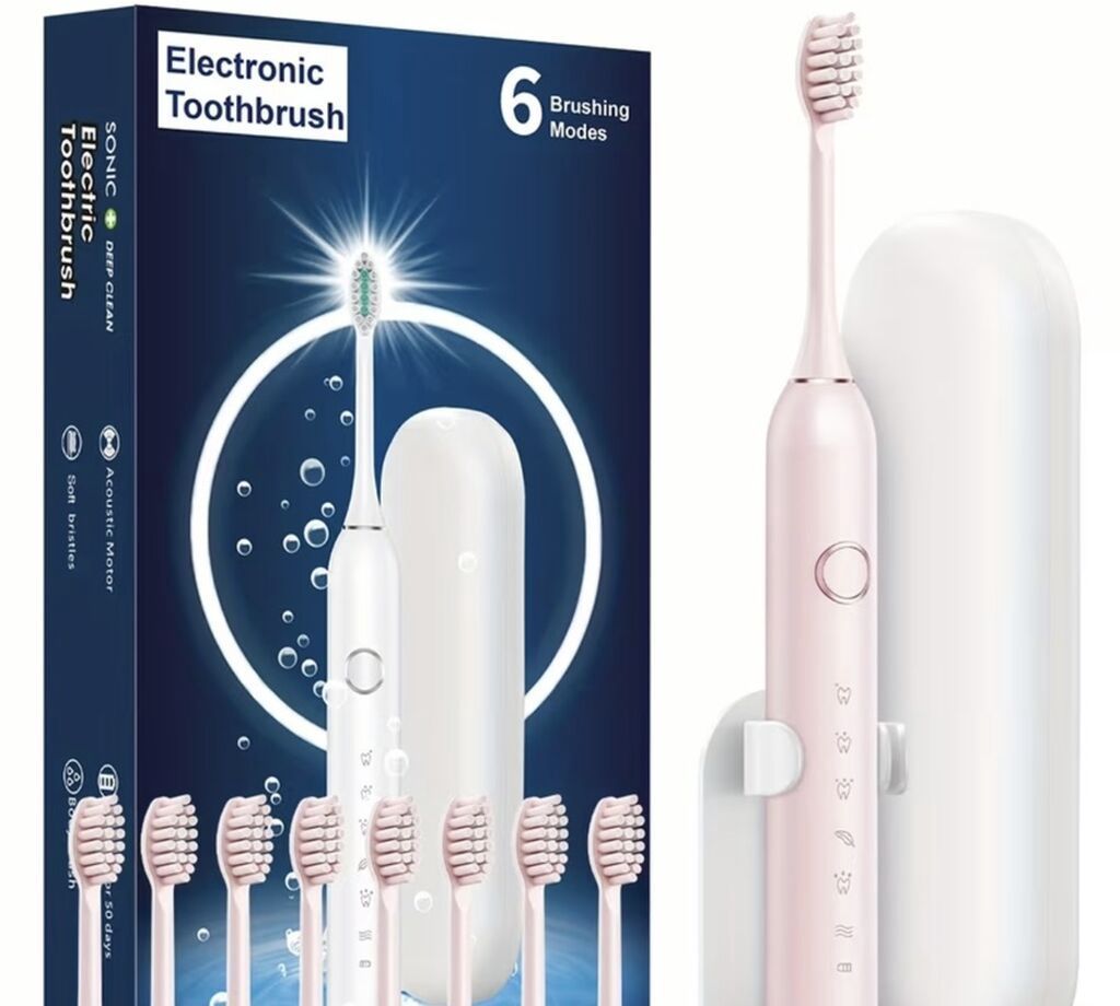 Elektron/Sonik Elektrik Diş Fırçası – 6 Fırçalama Rejimi Özəlliklər — Elektronika, Bakı