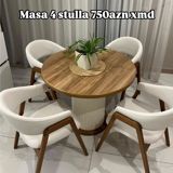 Mətbəx üçün, Yeni, Açılmayan, Yumru masa, 4 stul — Товары