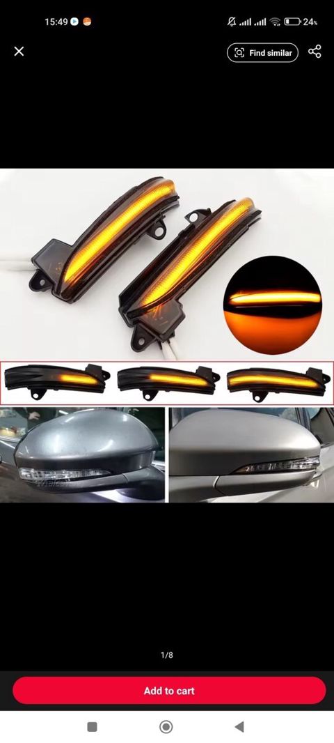 Ford Fusion dönmə işığı