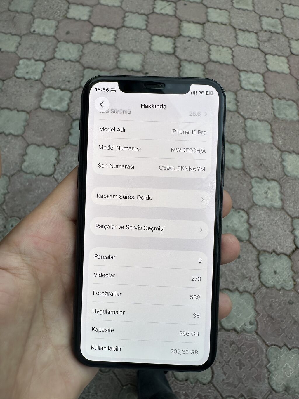 IPhone 11 Pro, 256 GB, Barmaq izi, Simsiz şarj, Face ID — Apple iPhone, Bakı (5)