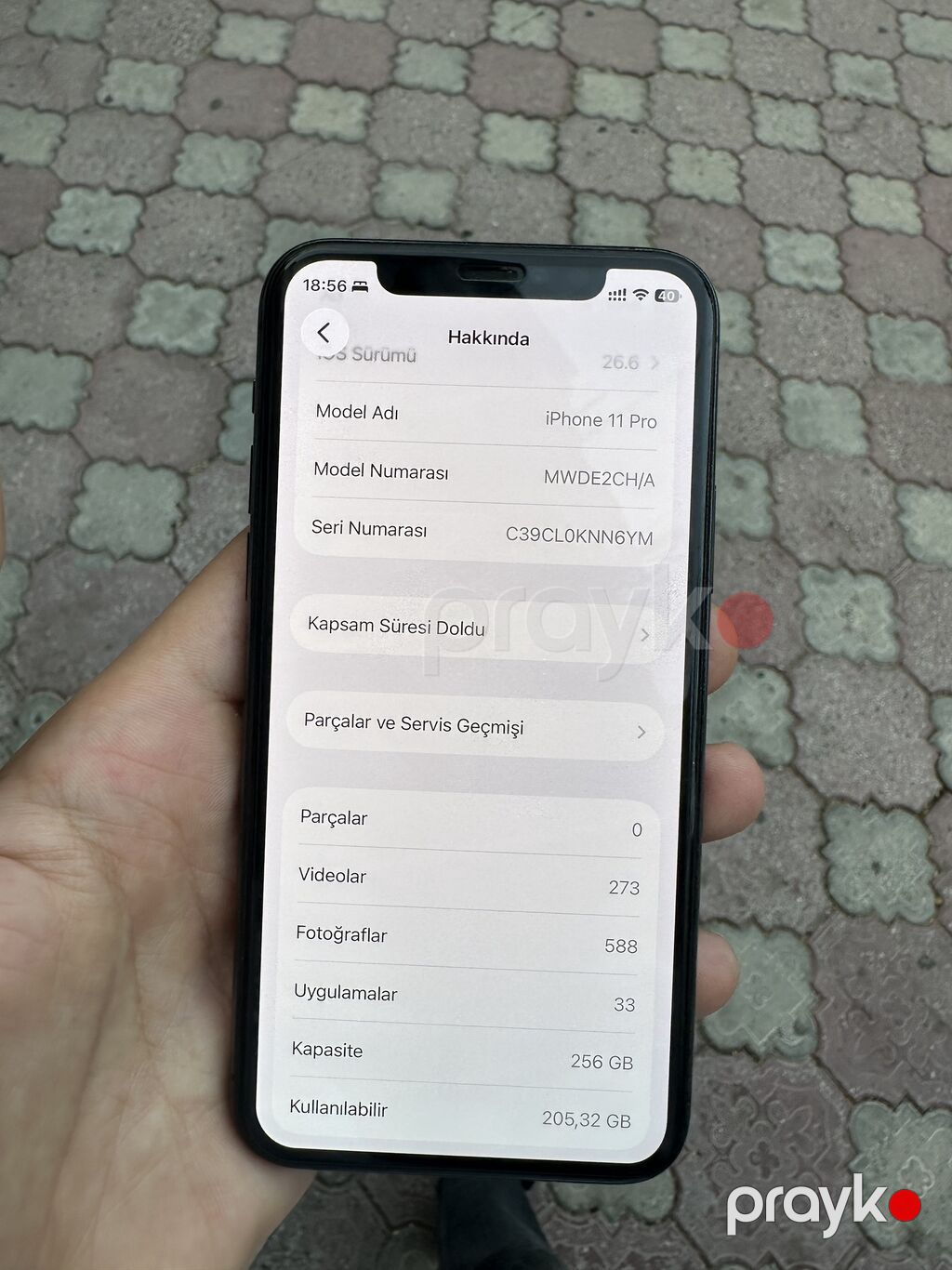 IPhone 11 Pro, 256 GB, Barmaq izi, Simsiz şarj, Face ID — Apple iPhone, Bakı (5)