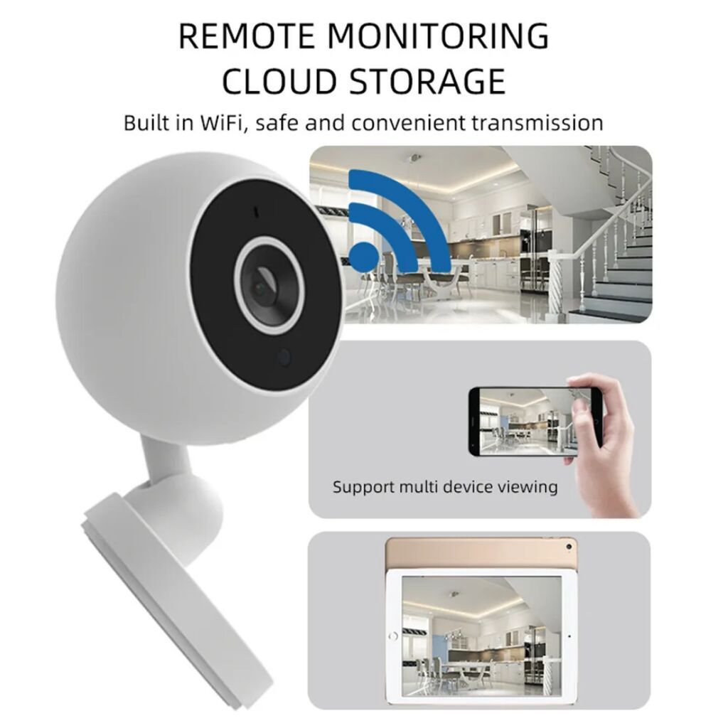 Wi‑Fi Smart Daxili Kamera – uzaqdan izləmə və bulud saxlama dəstəyi — Elektronika, Bakı (7)
