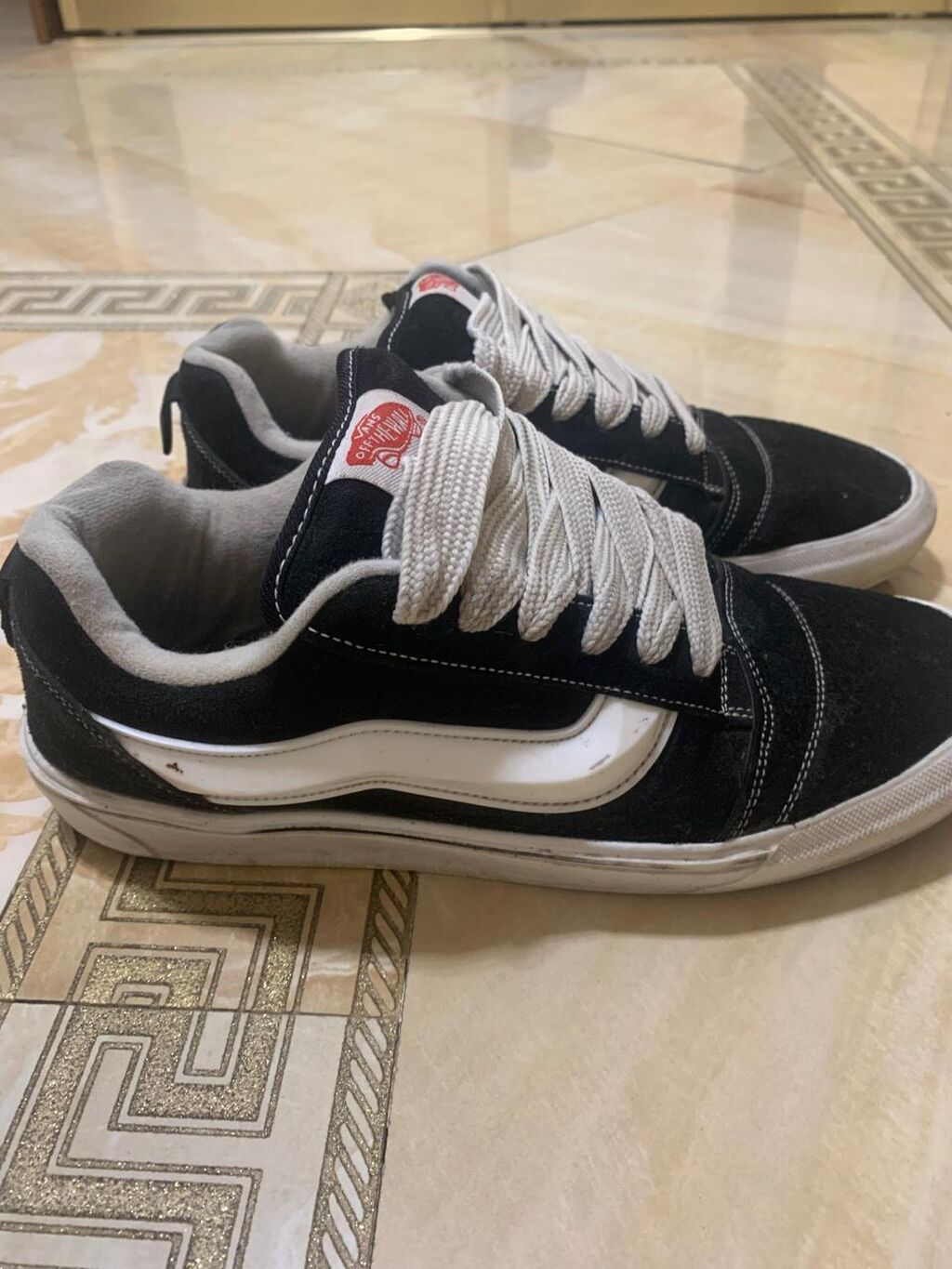 Məhsul: Vans Old Skool tərzli skeyt krossovkaları - Rəng: qara/ağ - — Şəxsi əşyalar, Masazır (4)