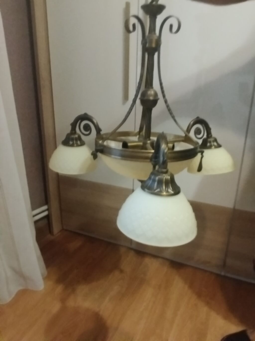 Çılçıraq, 5 lampa, Metal — İşıqlandırma, Qobu (2)
