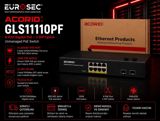 8-Portlu PoE Switch "Acorid CS1110P" — Eurosec — Сетевое и серверное оборудование