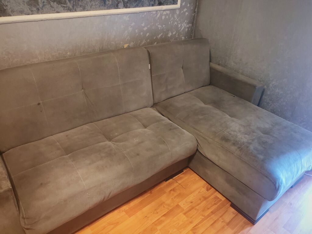 Künc divan, İşlənmiş, Bazalı, Parça — Mebel, Bakı (2)
