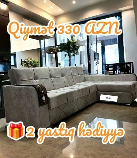 Künc divan — yeni, açılan, bazalı, parça, şəhərdaxili pulsuz çatdırılma