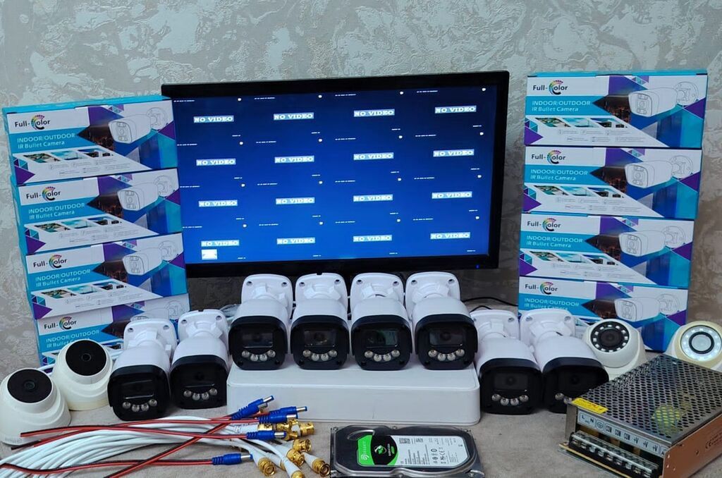 Tam təhlükəsizlik kamera sistemi paketi - Monitor: 20" ekran - DVR