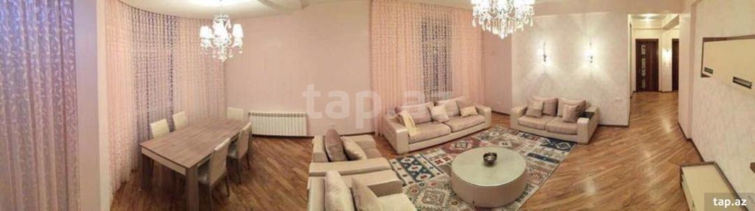 4-otaqlı yeni tikili kirayə verilir, M.Muxtarov küç., 180 m² — Daşınmaz əmlak, Bakı