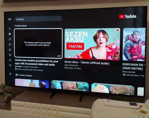 Samsung UE65DU7100UXRU 65 düymlük (165 sm) 4K Crystal UHD Smart