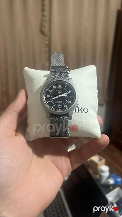 Seiko 5 avtomatik qol saatı – klassik field watch — Bakı