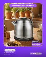 Çaydan Elektrikli DSP KK1155 - Material: paslanmayan polad gövdə — Electric kettles and thermopots