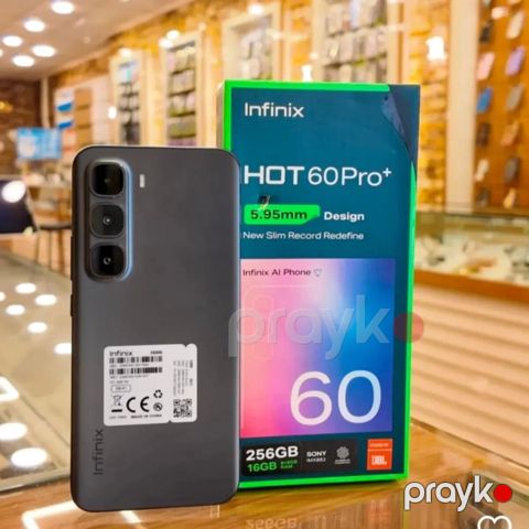 Infinix Hot 60 Pro+ Sleek Black 256GB/8GB — Bakı