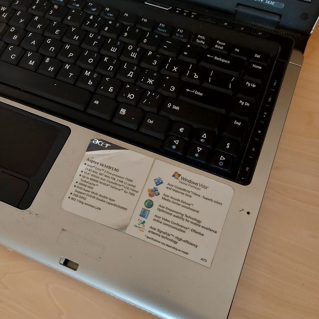 Acer Aspire 5630/LMi noutbuk Acer Aspire 5634WLMi noutbuk – təmirlik — Acer, Bakı (5)