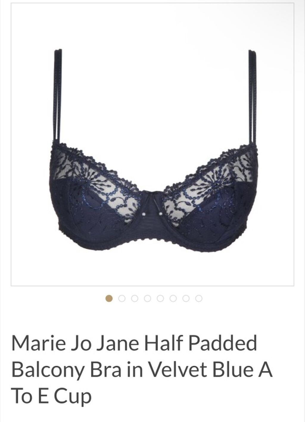Marie Jo Jane Half Padded Balcony Bra – Velvet Blue - Model: Jane — Şəxsi əşyalar, Bakı