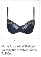 Marie Jo Jane Half Padded Balcony Bra – Velvet Blue - Model: Jane — Şəxsi əşyalar