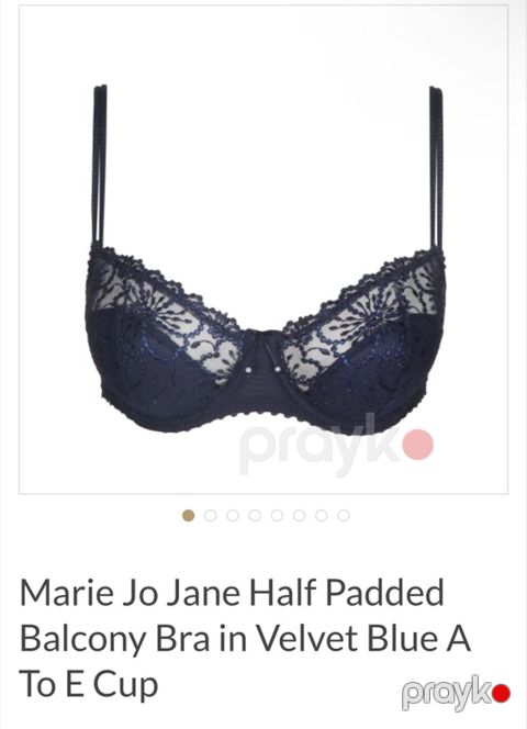Marie Jo Jane Half Padded Balcony Bra – Velvet Blue - Model: Jane