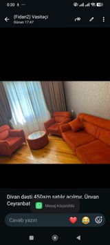 Divan dəsti 450azn satılır açılmır. Ünvan Ceyranbatan (fidan 2) — Mallar