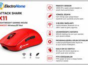 Attack Shark X11 Lightweight Gaming Mouse — Elektronika, Bakı (2)