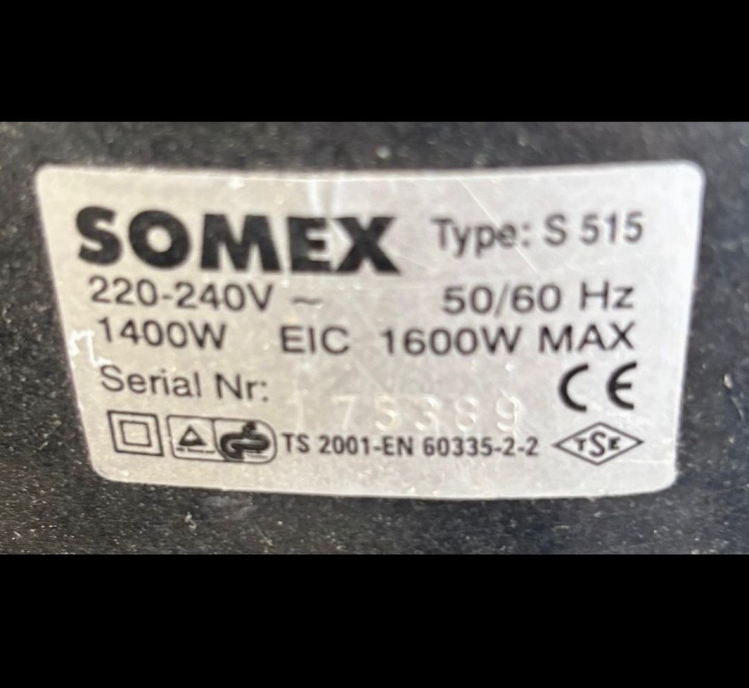 Somex Type S 515 – sənaye təyinatlı tozsoran 1600w — Ev texnikası, Bakı (2)