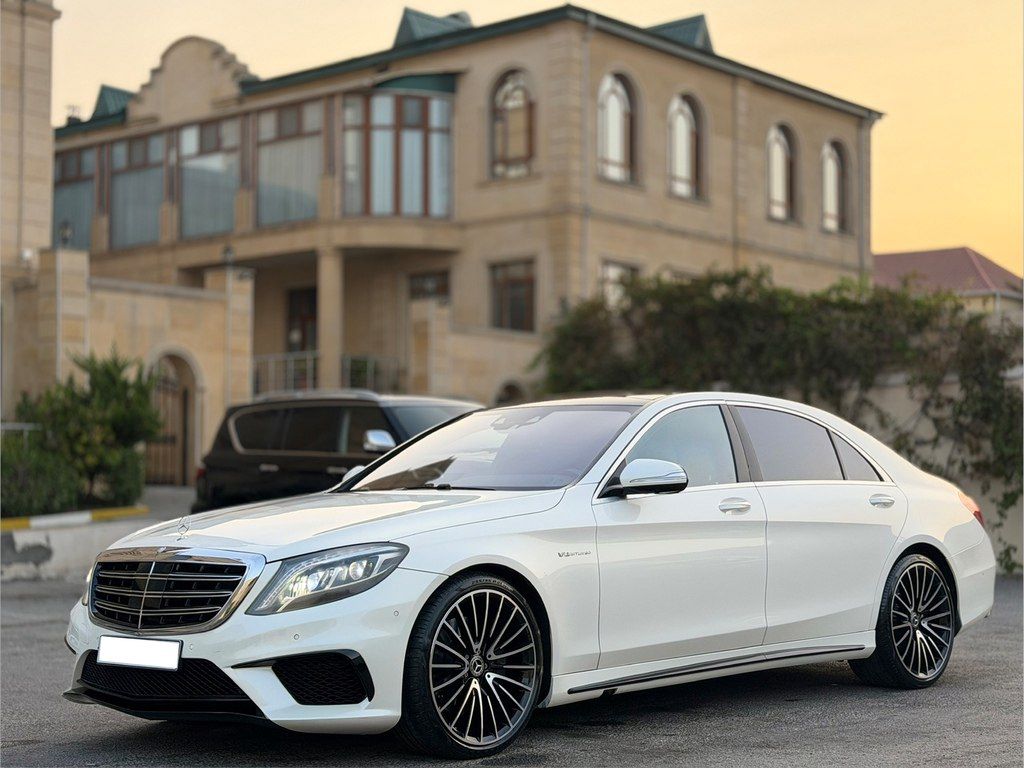 Mercedes S 500, 4.7 L, 2014 il, 154 000 km — Avtomobillər, Bakı (4)